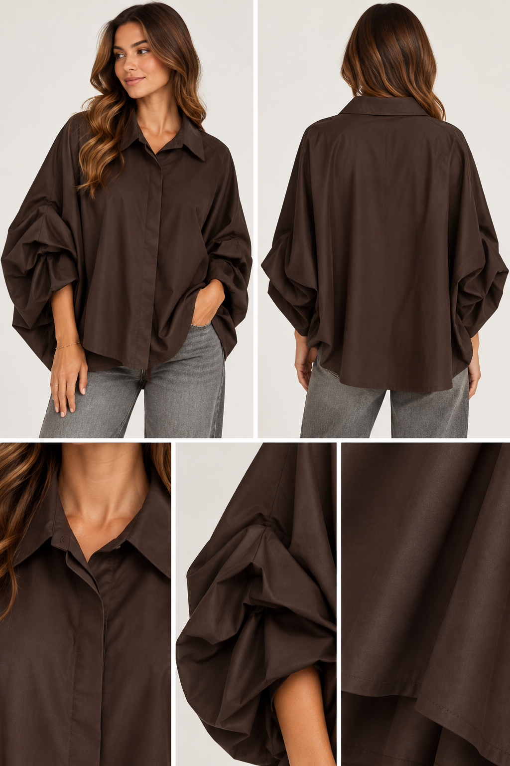 Blouse Norell – Chocolate