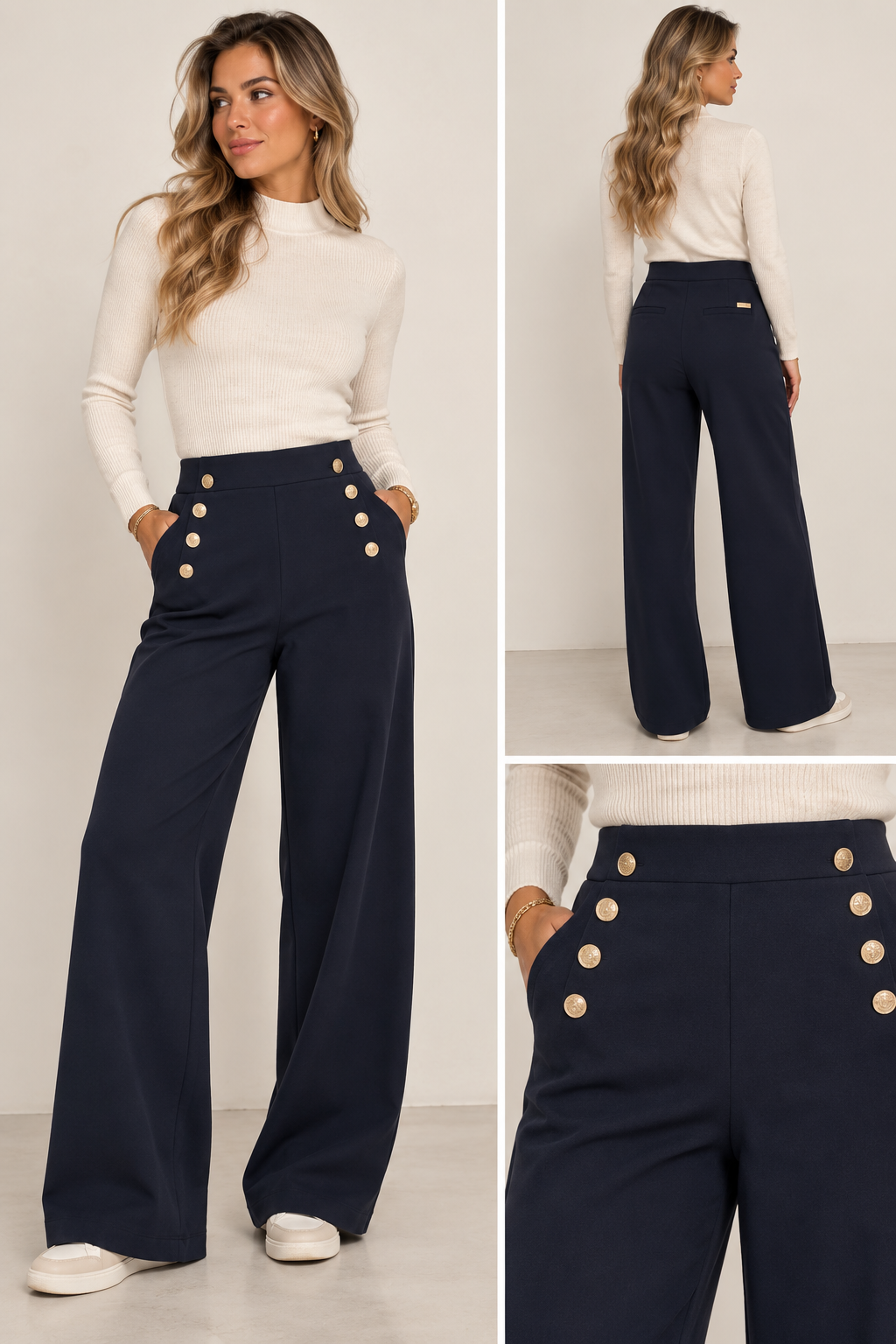 Blue Luxe Pantalon