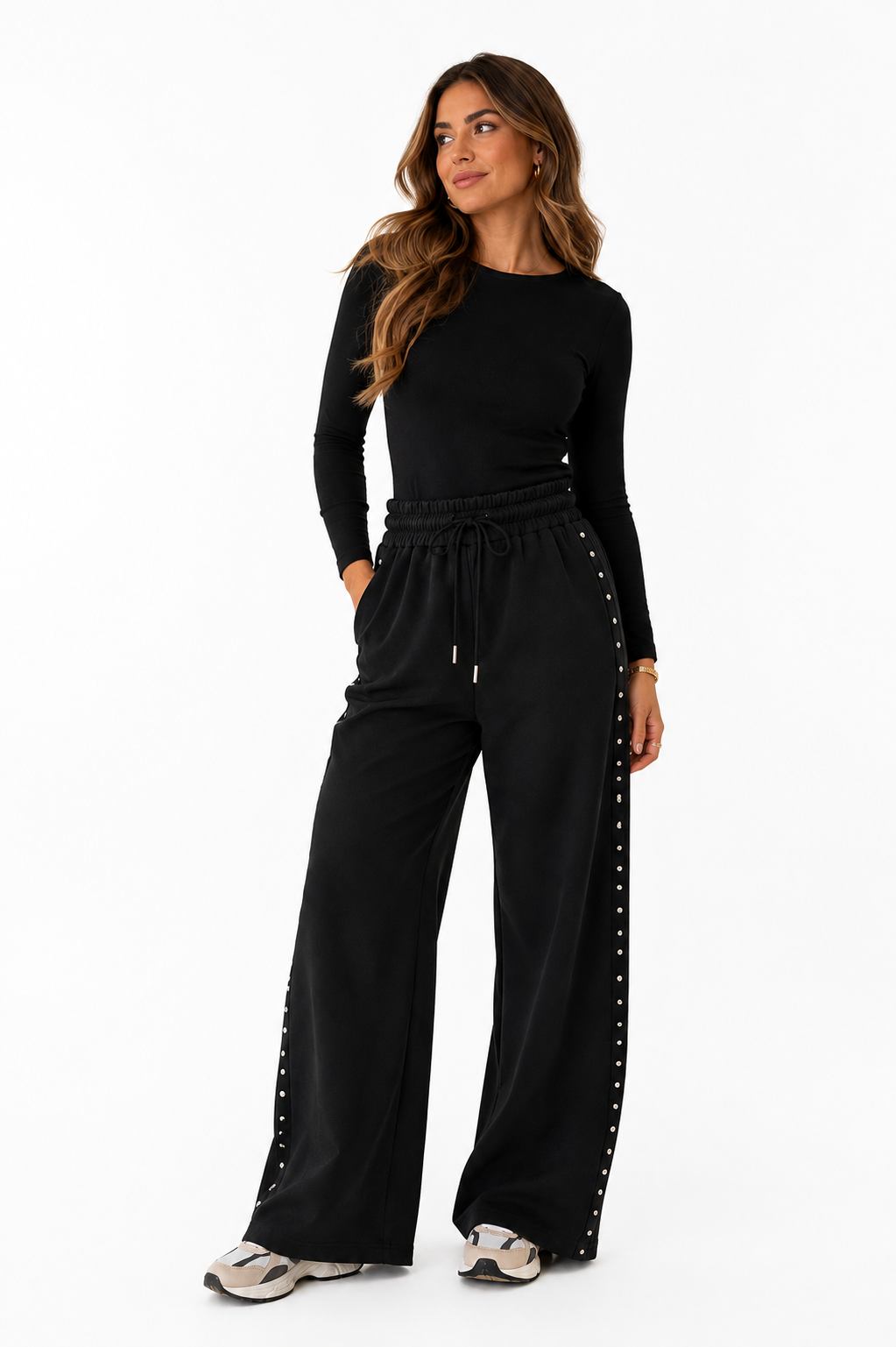 Wide leg Nova met studs