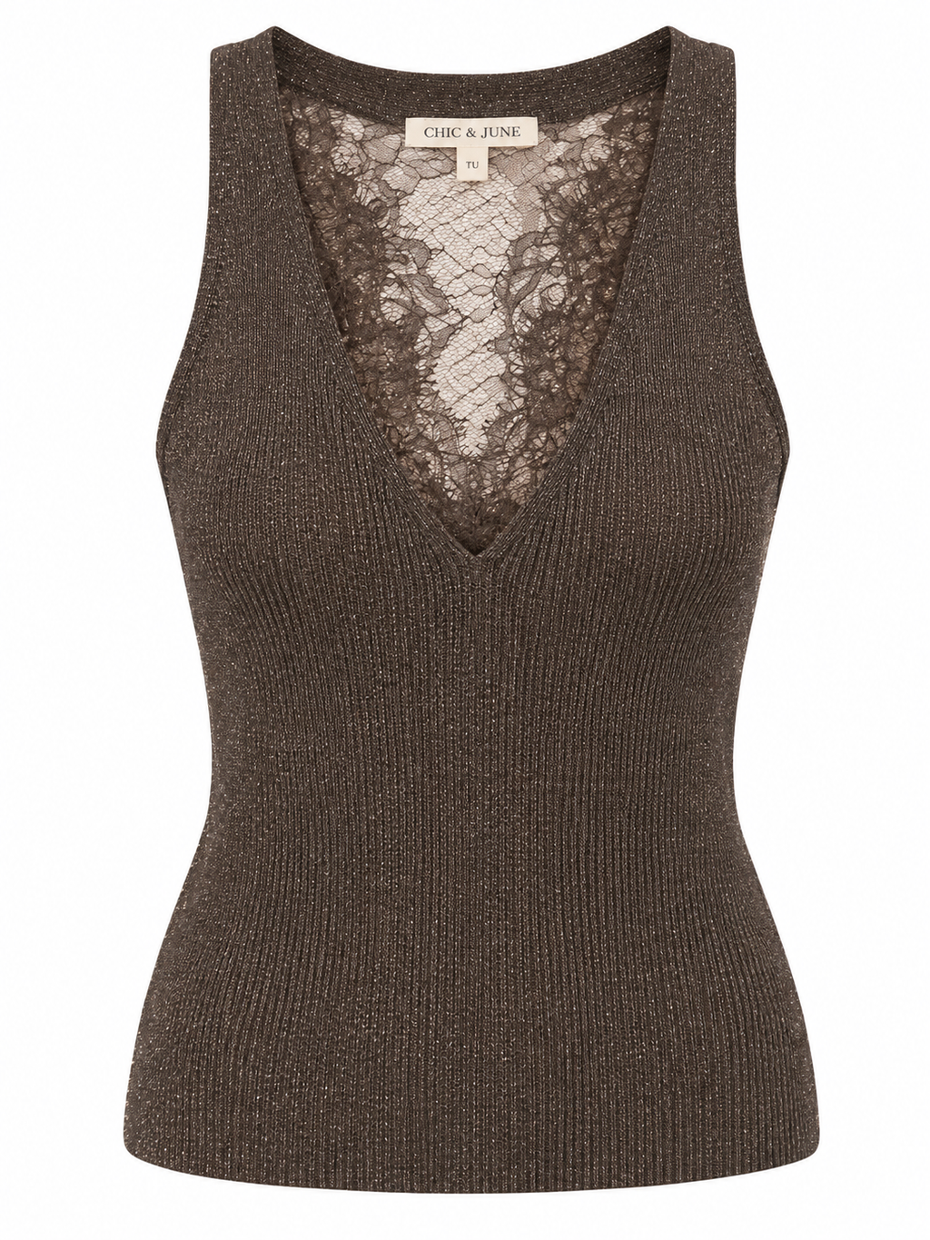 Top Livi Lace Brown