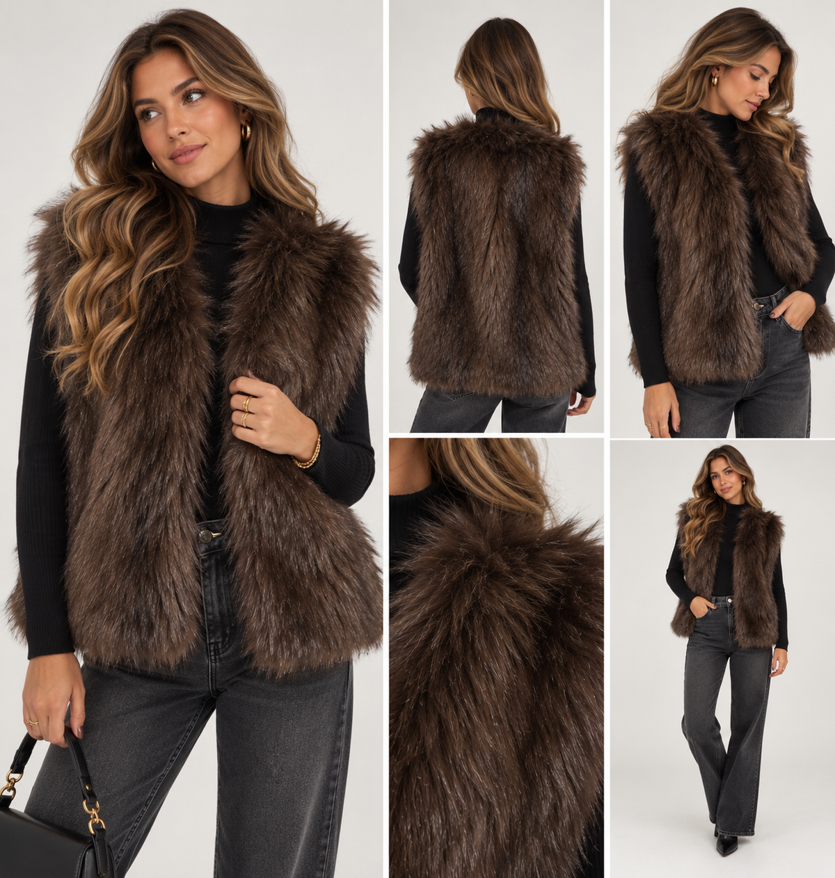 Gilet Faux Fur Laura