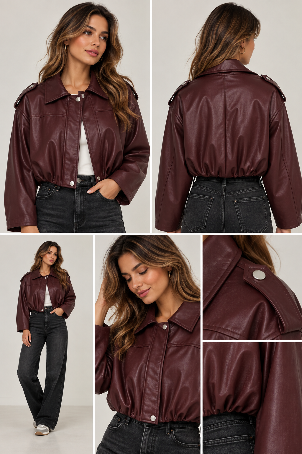 Jacket Elena bordeuax