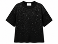 T-Shirt strass black