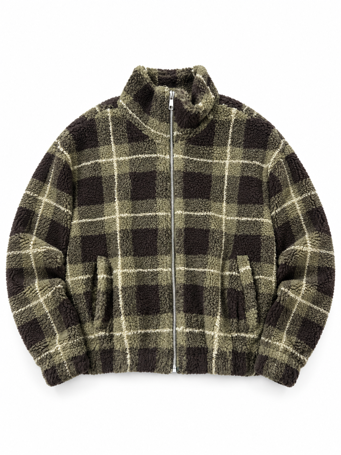 Jacket Teddy Olive Brown