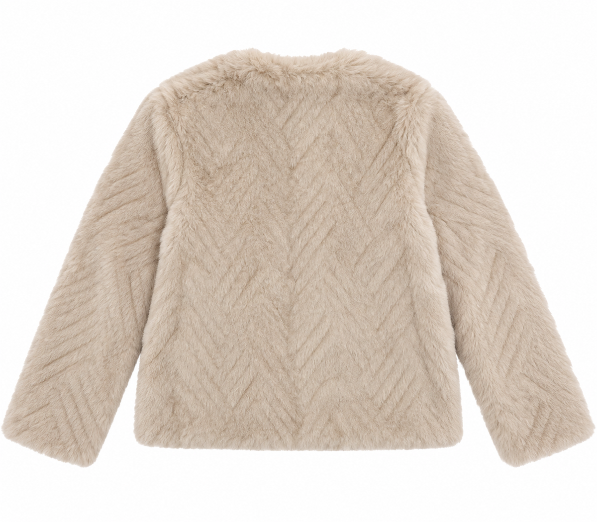 Nola Teddy Jacket – Beige