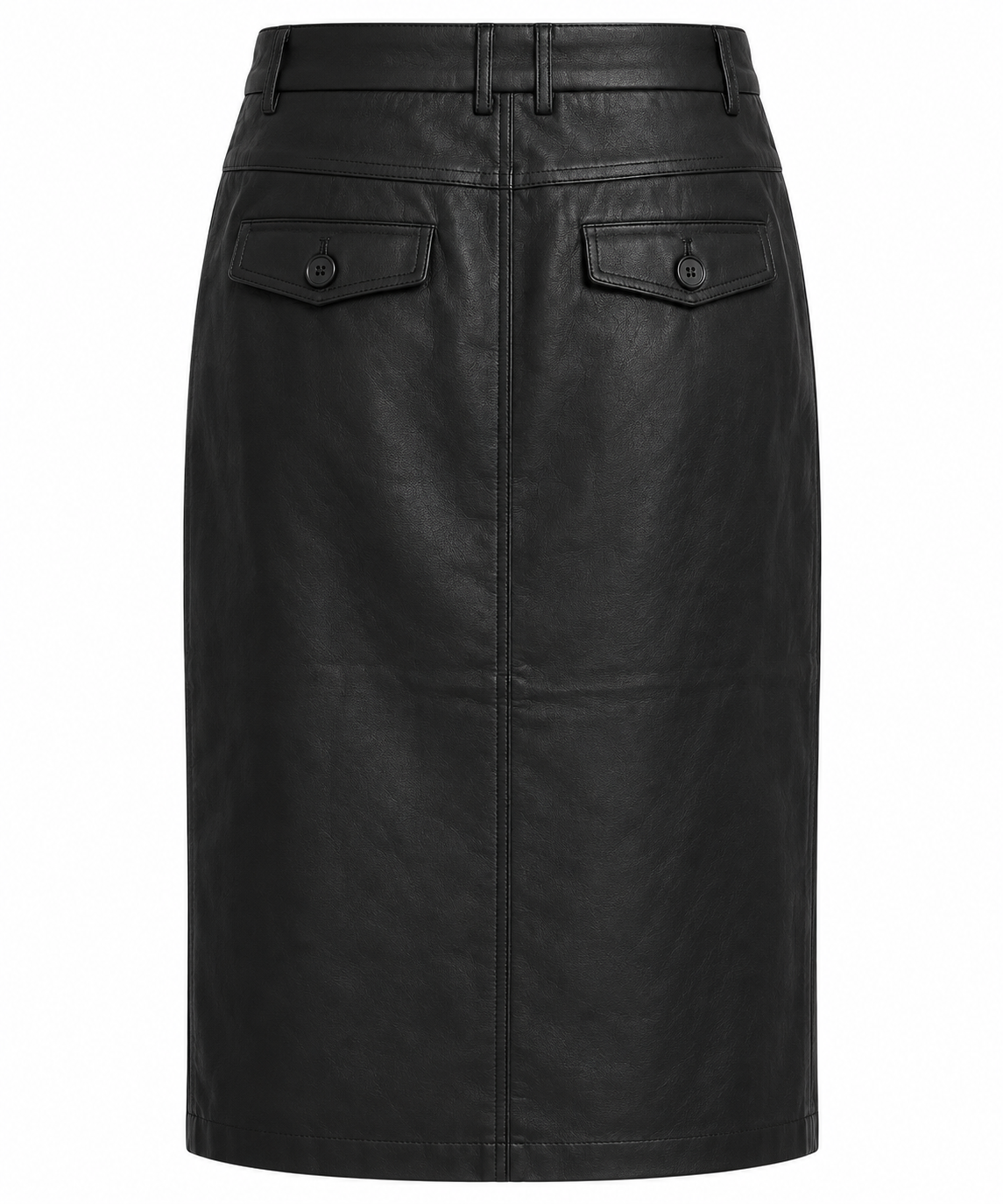 Noir Élégance – Leren Midi Rok