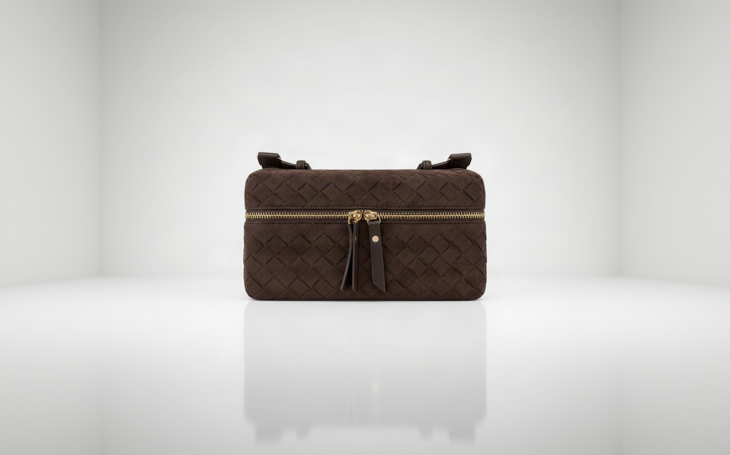 Noa Suede Bag – Brown