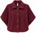 Bordeauxe Knit Cape
