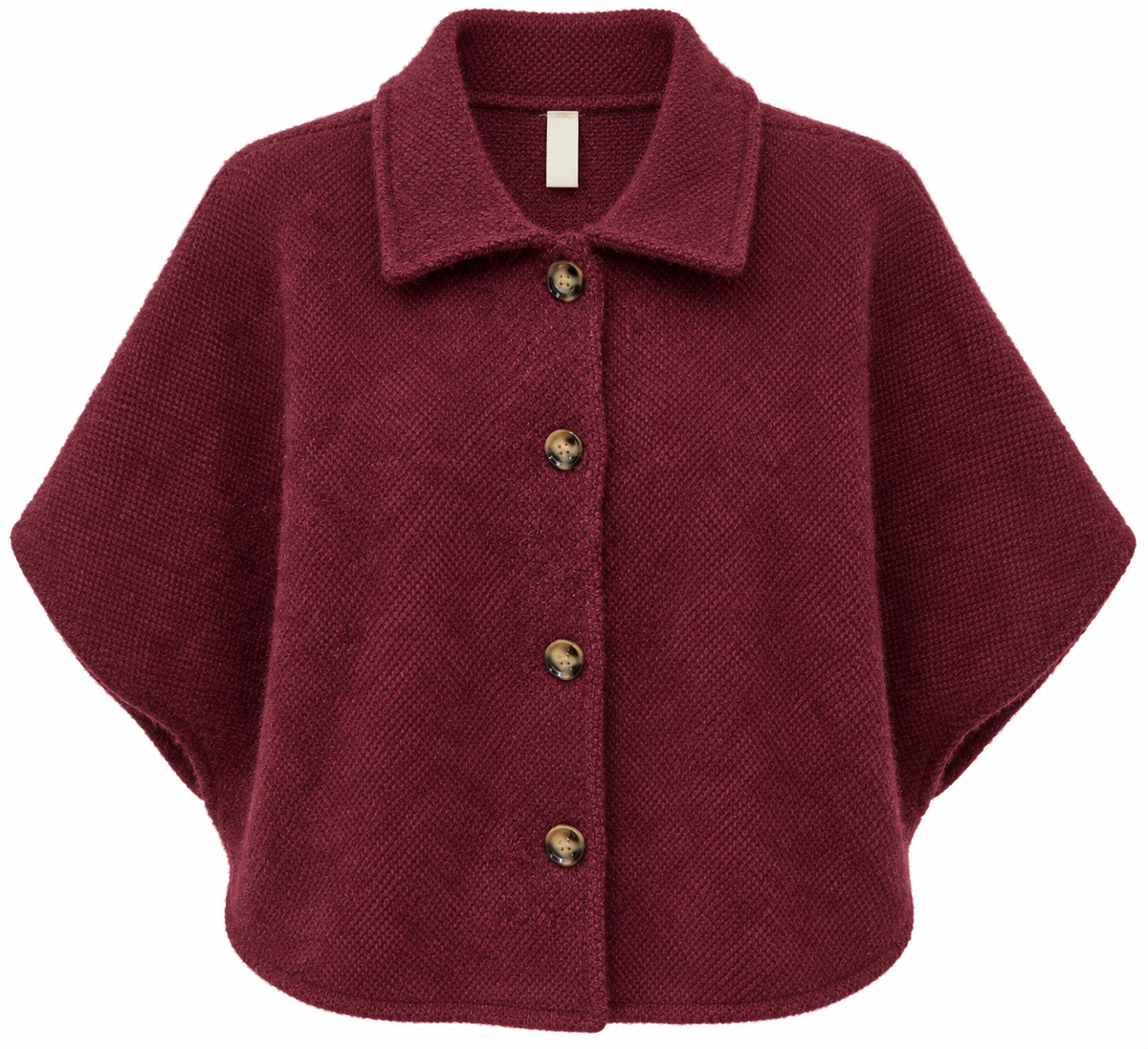 Bordeauxe Knit Cape