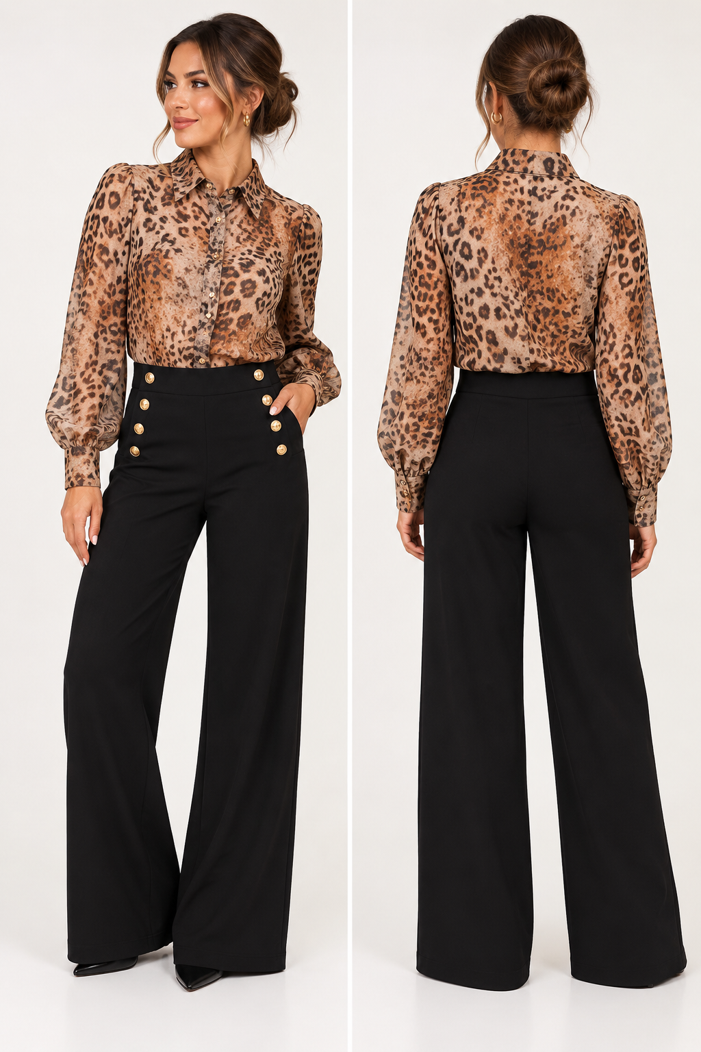 Blouse Nina Leopard