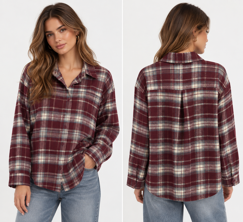 Blouse Monica Bordeaux