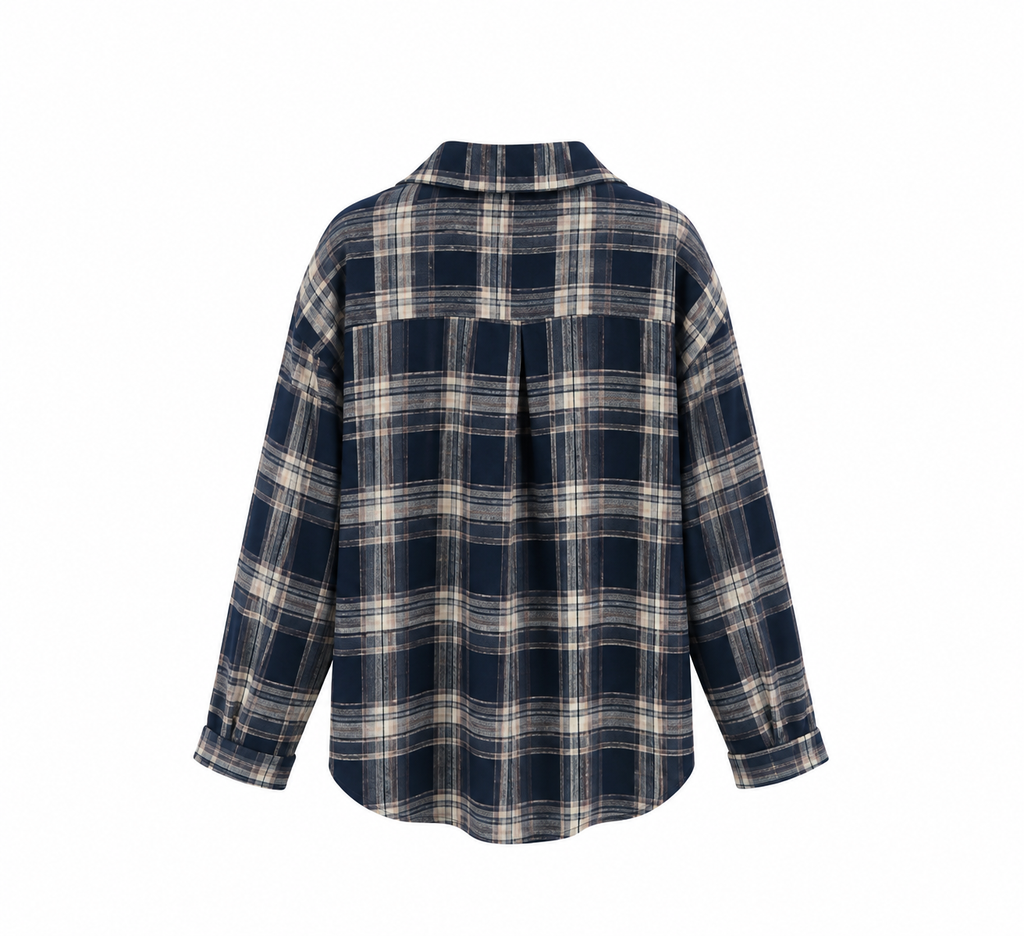 Blouse Monica blauw