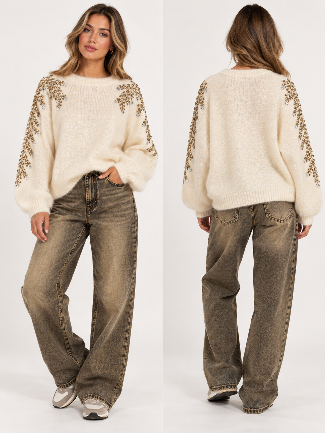 Knit Champagne Gold