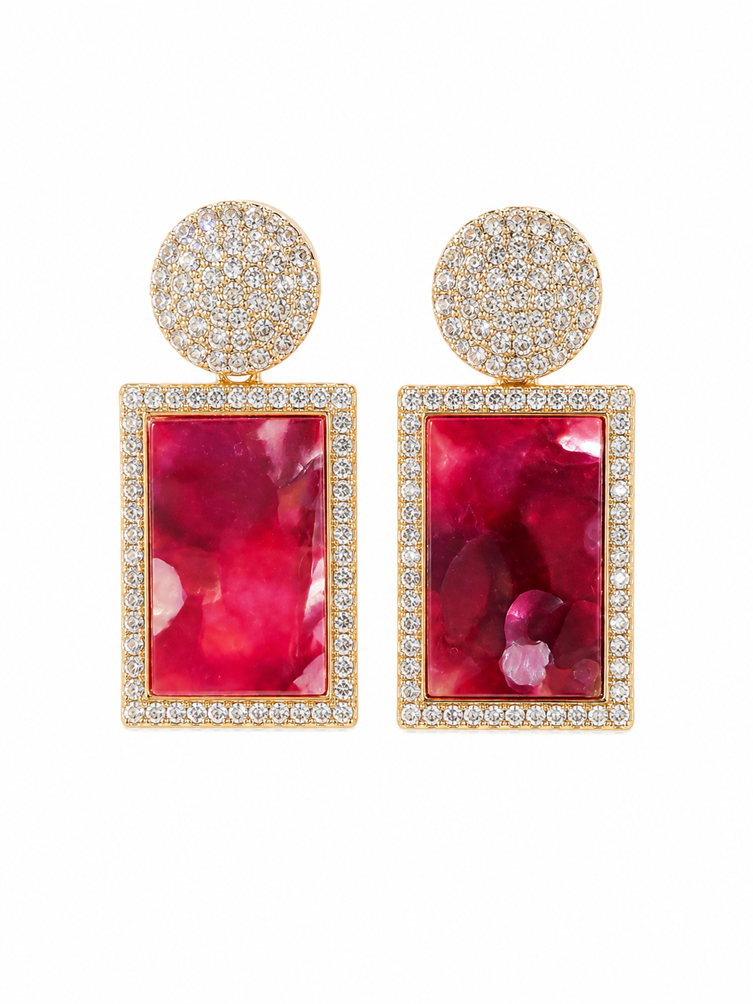 Oorbellen Olivia Red